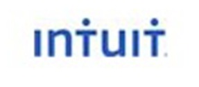 Intuit logo displayed prominently, representing the company’s focus on financial software and services. Relevant for pages about accounting or personal finance solutions.