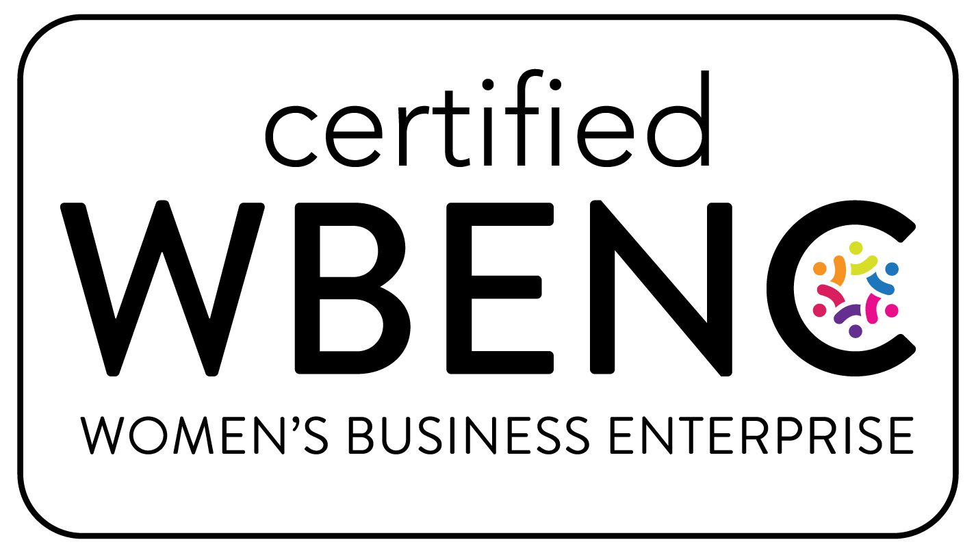 Certified WBENC badge representing Women’s Business Enterprise, highlighting commitment to diversity in business.